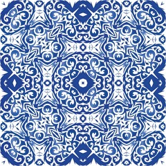 Traditional ornate portuguese azulejo.