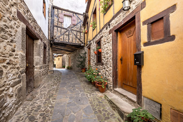 Streetview in Potes, North Spain