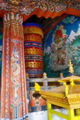  Prayer wheels repeating mantra 
