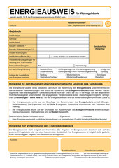 Energieausweis EnEV 2014 blanko Seite 1