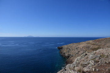 Landscape of Point of Saint Lawrence (Ponta de Sao Lourenco), easternmost point of the island of Madeira, Portugal.