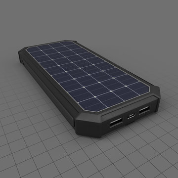 Solar battery power bank