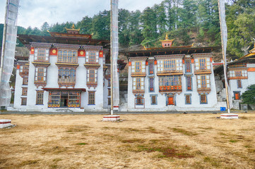 Kurjey Lakhang Temple was built around a cave