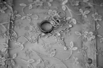 rings on lace