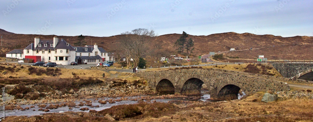 Wall mural Scottish Highland