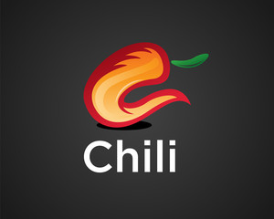 C initial chili logo design inspiration