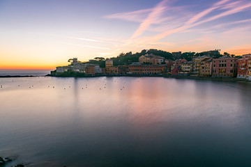 Fototapeta premium Sunset in Sestri Levante
