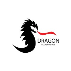 dragon logo vector