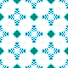 Ikat, Tie Dye, Batik, Hand Drawn Seamless 