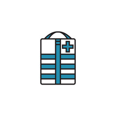 medical kit bag icon