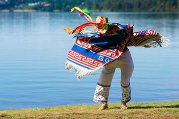 TRADITIONAL DANCING BY THE LAKE