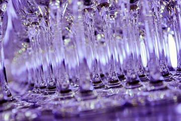 LAVENDER CHAMPAGNE GLASSES