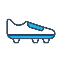 Soccer shoes icon fill style