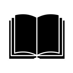 Book icon vector sign and symbol on simple design