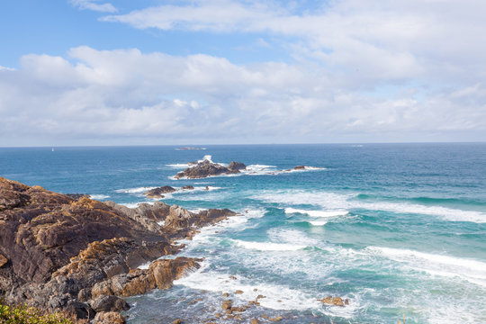 Light House  Beach At Seal Rocks. Seal Rocks Is A Small Coastal Settlement In The Mid-Coast Council Local Government Area, In The Mid North Coast Region Of New South Wales, Australia