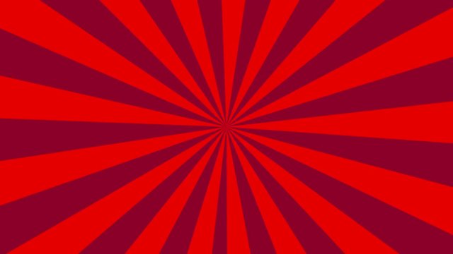 Psychedelic red and maroon color, Geometric rotation polar coordinate pattern, modern style color space, pop-art culture