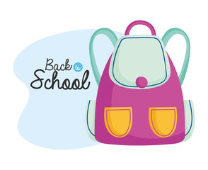 back to school education backpack accessory