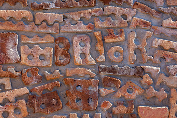 bricks as a background