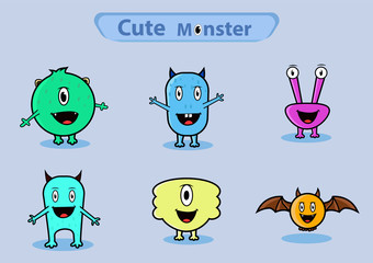 cute monster design