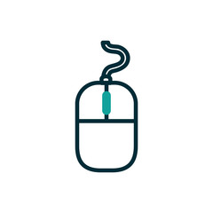 Obraz premium Digital mouse icon vector design