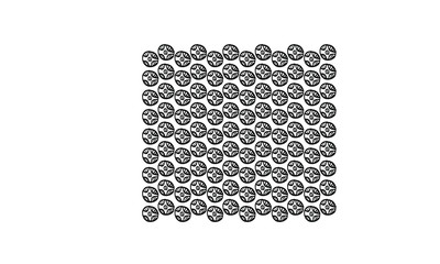 Tile circle cross pattern texture