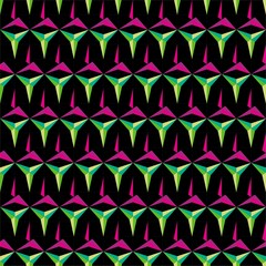 The Amazing of Seamless Colorful Purple, Black and Green Abstract Pattern Wallpaper 