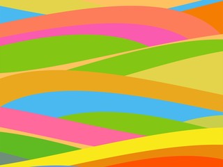 The Amazing of Colorful Art, Abstract Modern Shape Background or Wallpaper