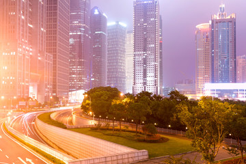 Fototapeta premium the light trails