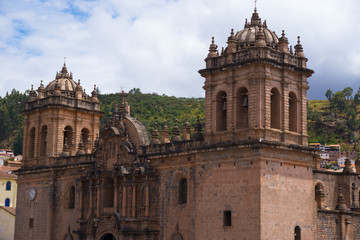 Fototapeta na wymiar main square of Cusco in Peru