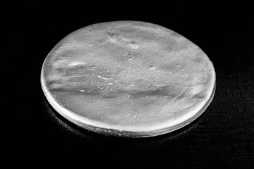A highly enriched uranium billet. Original and without rotation. The enriched uranium is the one...