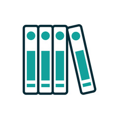 Isolated files icons vector design