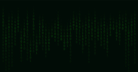 Computer language binary code background