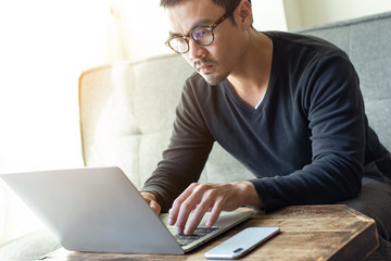 serious people frustrated exhausted work stress concept.businessman holding hands on face feeling tired suffering working on  paperwork job in work place.concept global economic problems