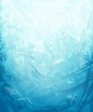 Ice Blue Crystal Abstract Texture Background Wallpaper