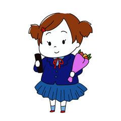 卒園式・卒業式の卒業生