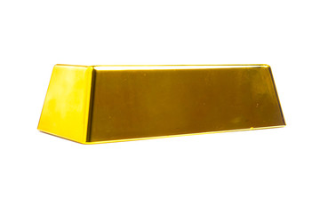 gold bars on white background