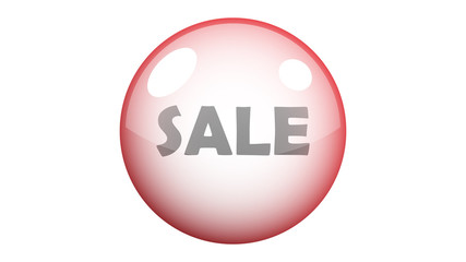 Sale banner isolated on white background vector design