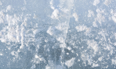 Abstract frozen water.Ice texture winter background