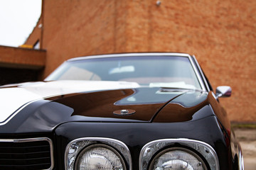Muscle car close-up