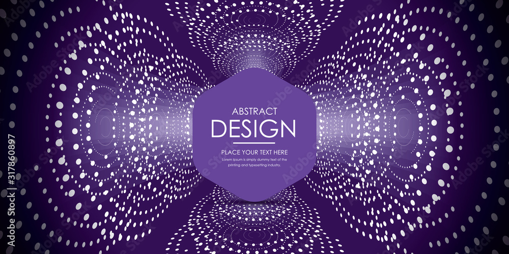Aufkleber dotted gradient design for your business. creative geometric background in halftone style with color
