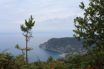 Fototapeta na wymiar view of mountains and sea