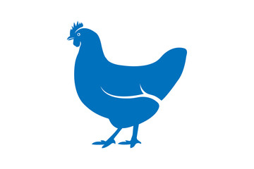 Fototapeta premium Hen icon simple vector illustration