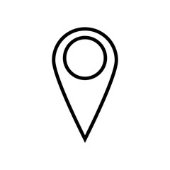LOCATION PIN icon collection, trendy style