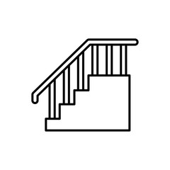 Stair way, ladder icon