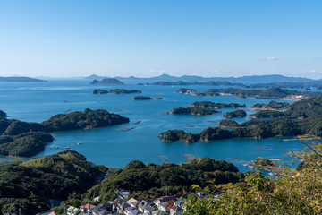 [長崎県]九十九島の風景（石岳展望台）