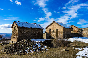 Fototapeta premium Famous georgian travel landmark