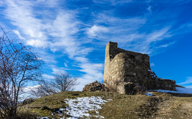 Famous georgian travel landmark