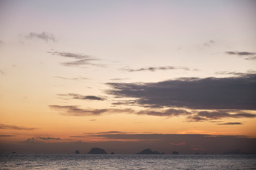 Sunrise Over the Ocean in Thailand