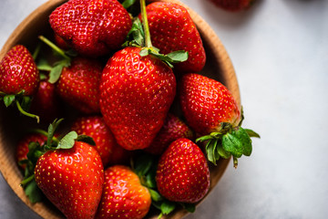 Organic summer berries