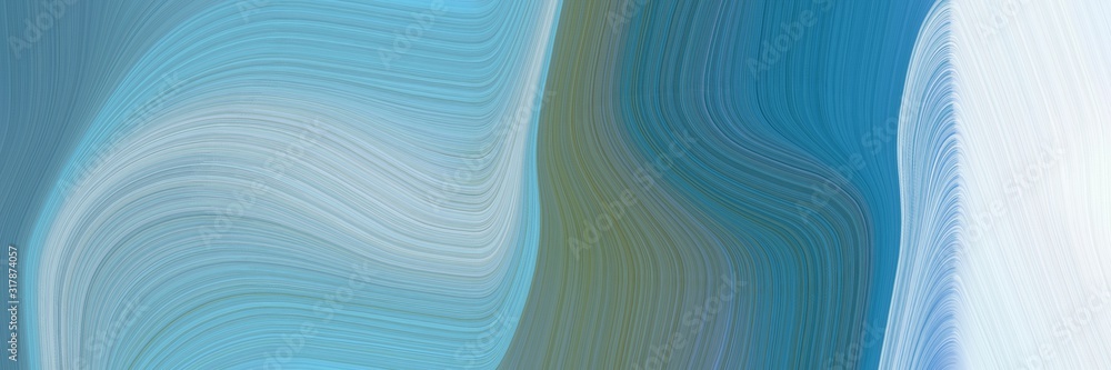 Aufkleber modern designed horizontal header with cadet blue, lavender and dim gray colors. dynamic curved line